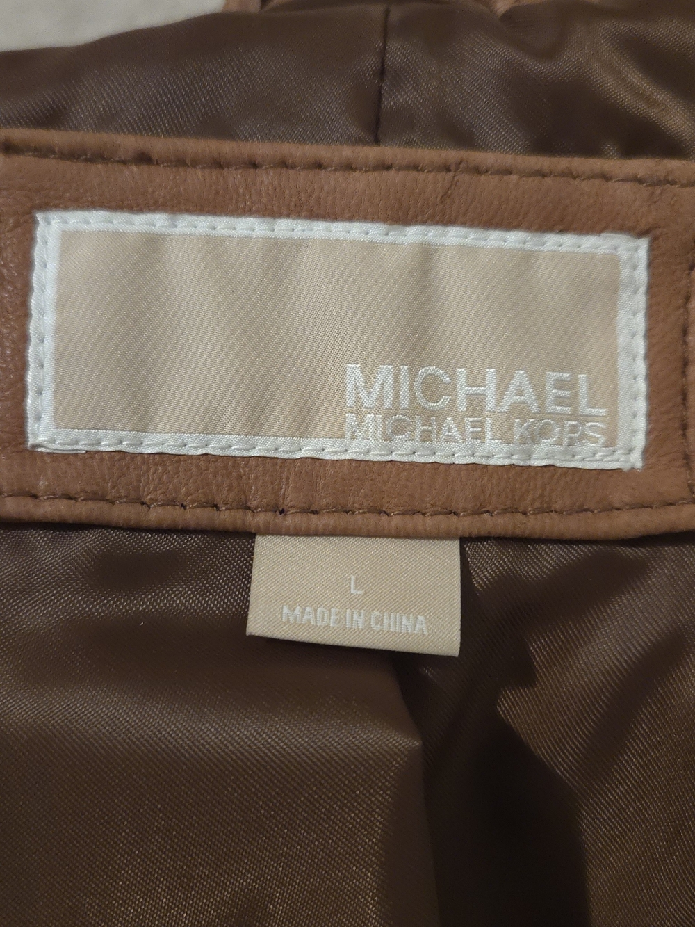 Michael Kors Leather Jacket - Picture 5 of 13